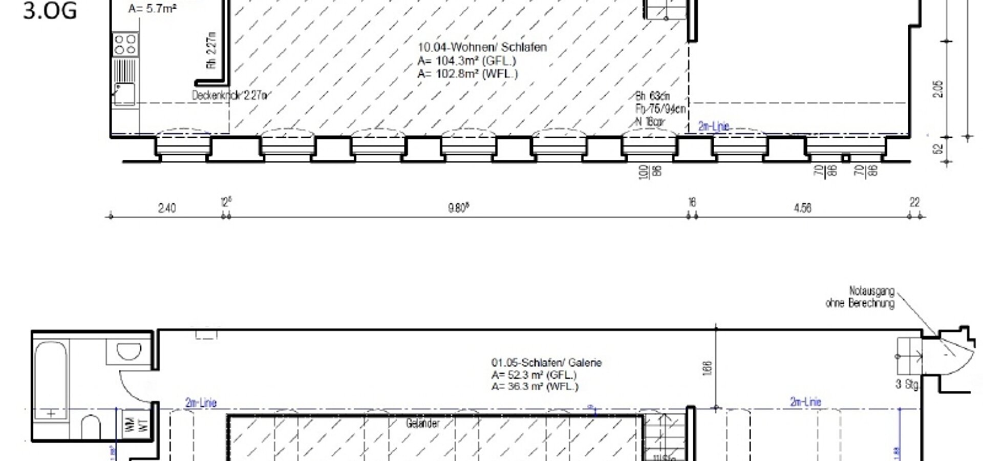 Grundriss WE 10