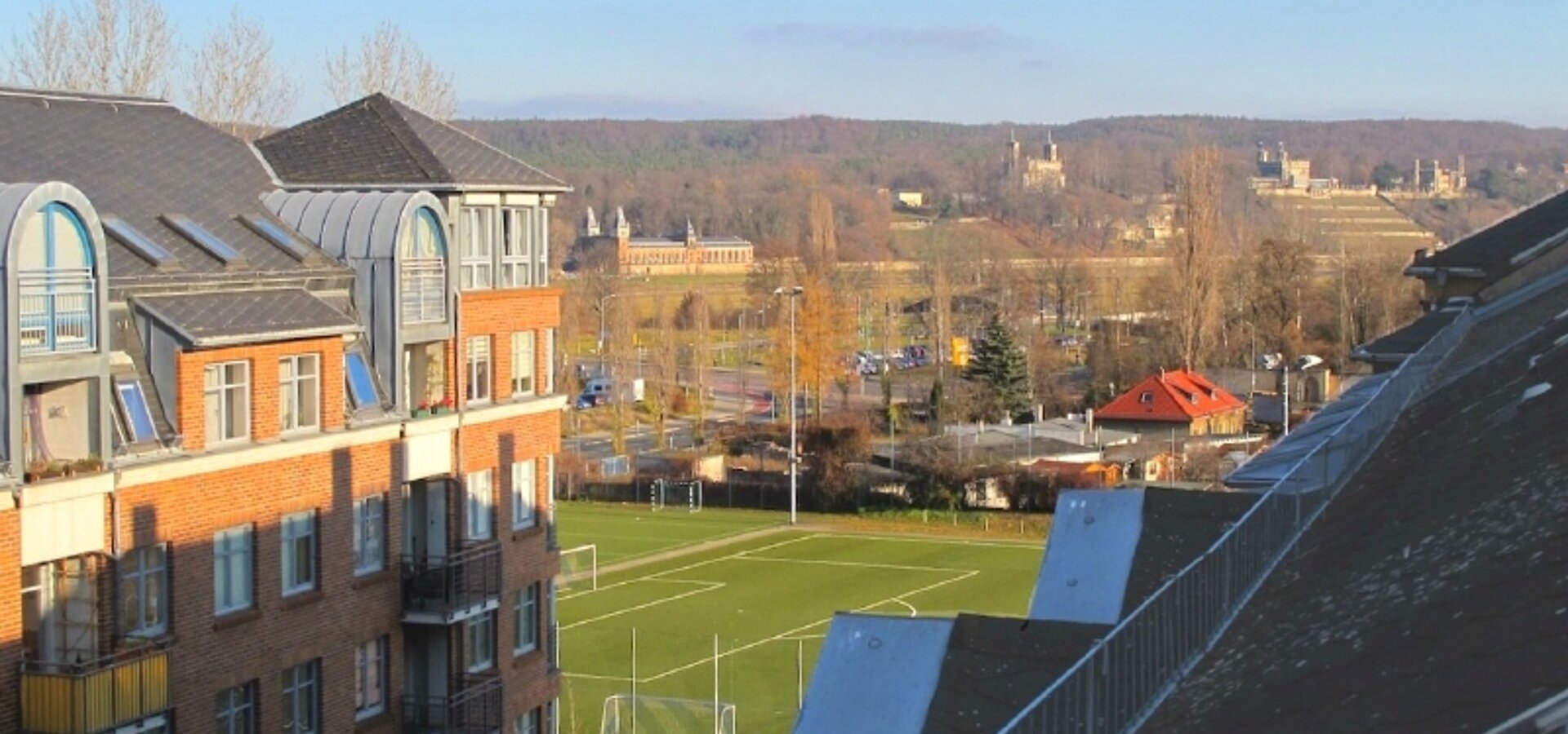Blick auf die Elbschlösser