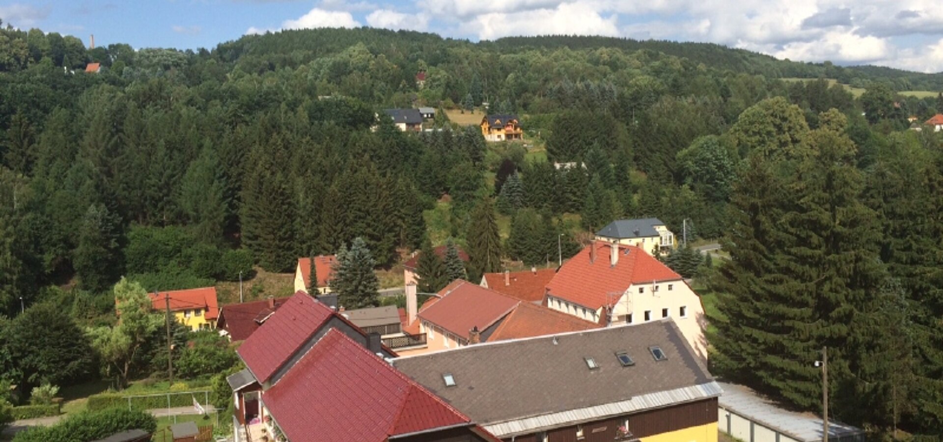 Blick aus dem Kopfbau talseits