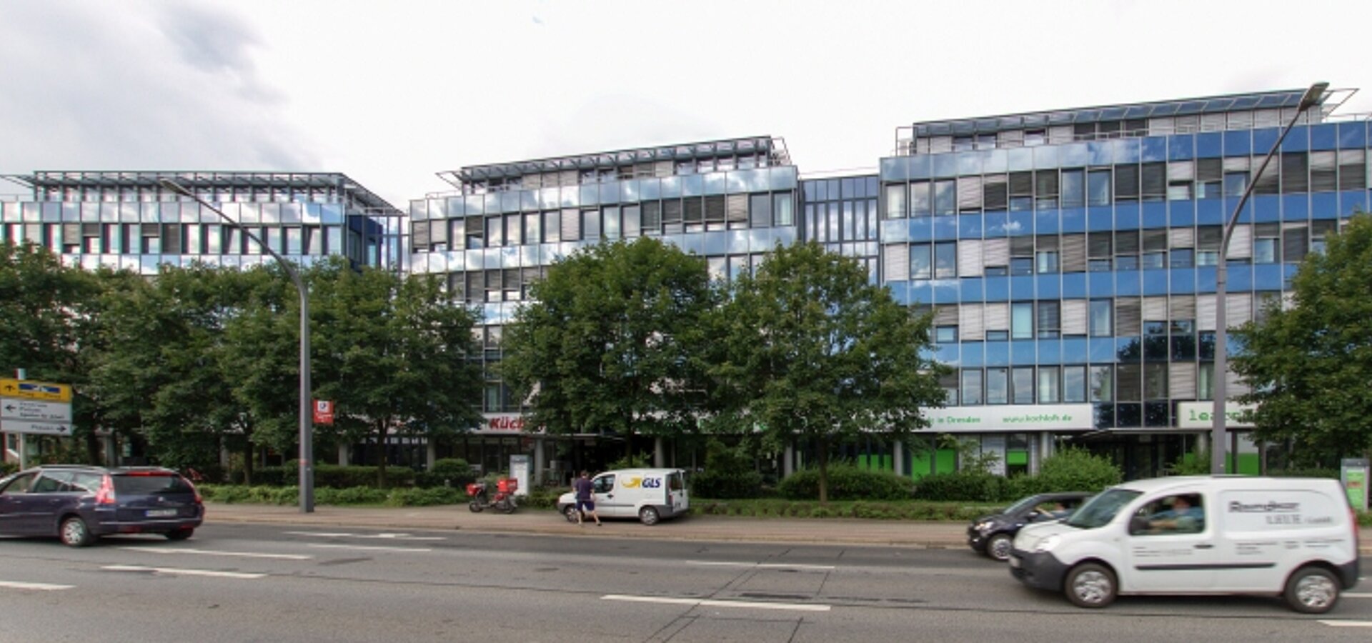 Blick von der Straße