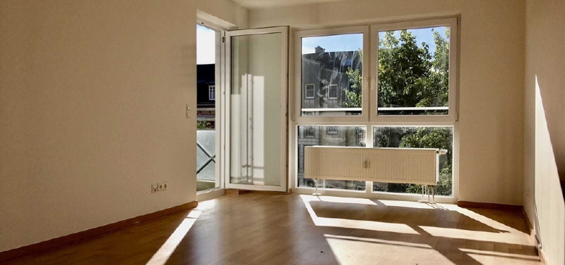 Wohnzimmer mit Loggia