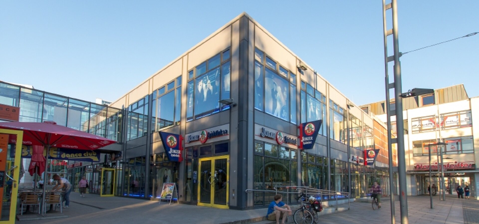 Blick von der Wallstraße