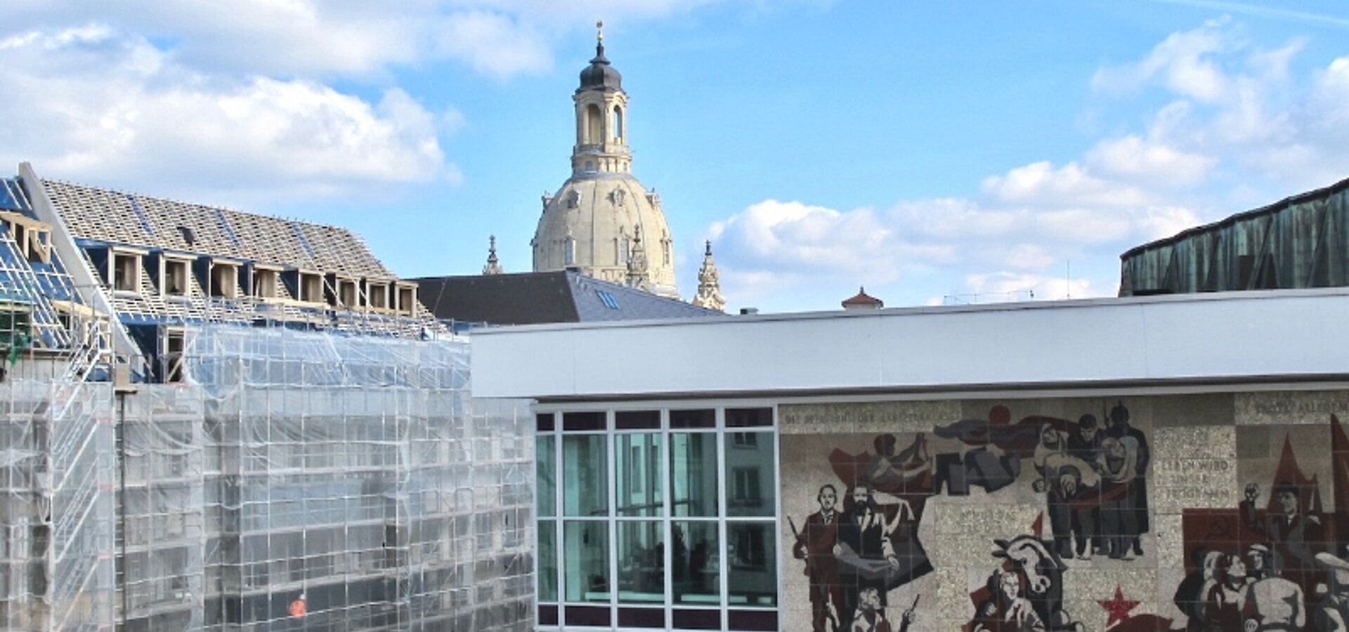 Blick zur Frauenkirche