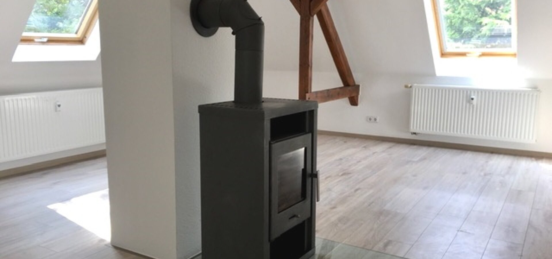Kamin im Wohnraum