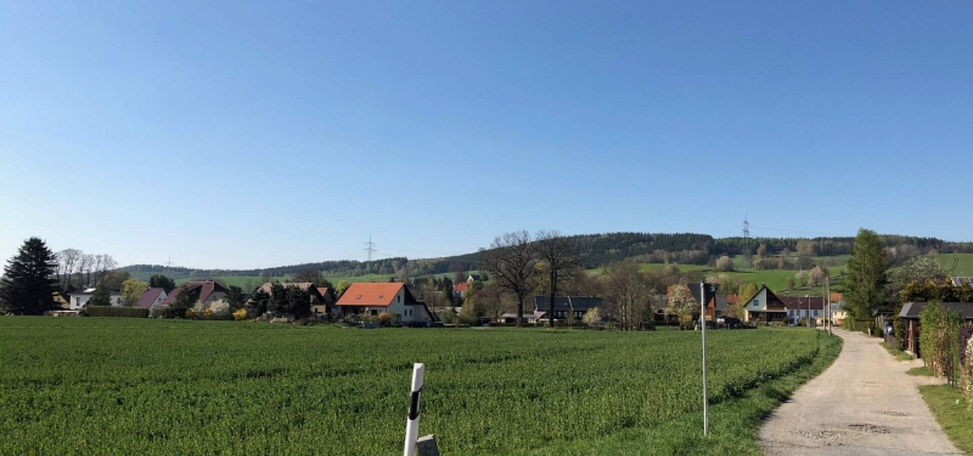 Blick nach Nordwesten