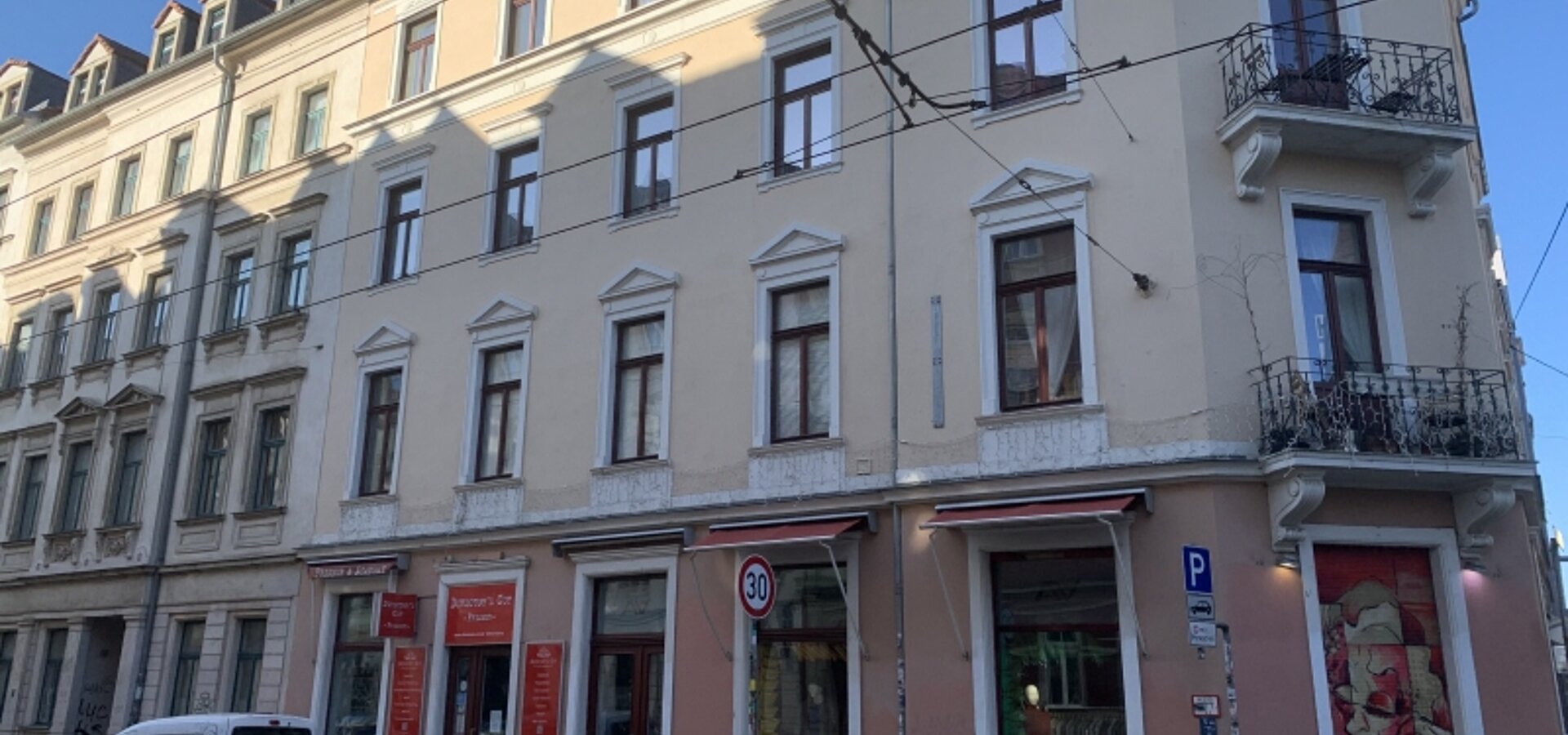 Blick von der Straße