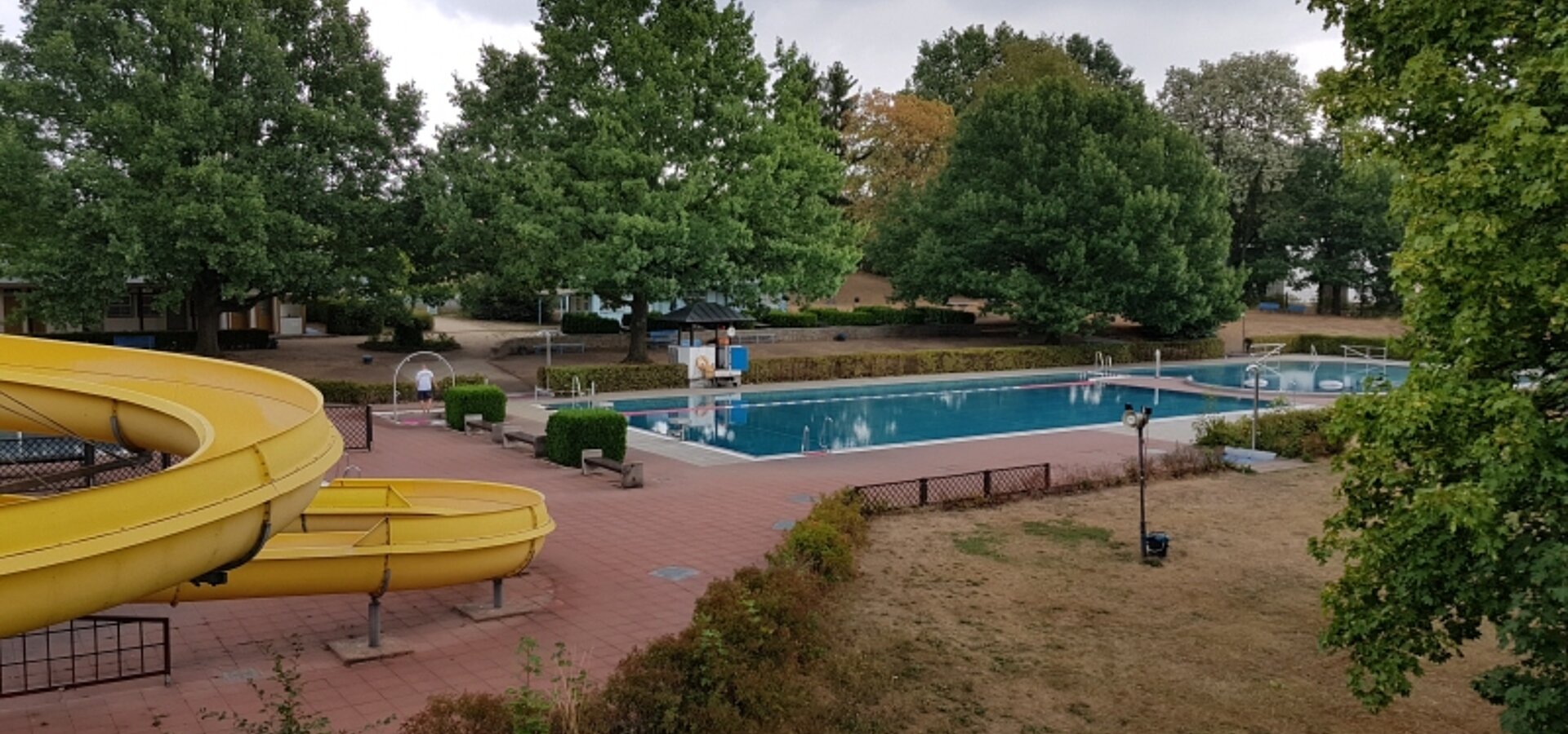 Freibad auf Nord angrenzend