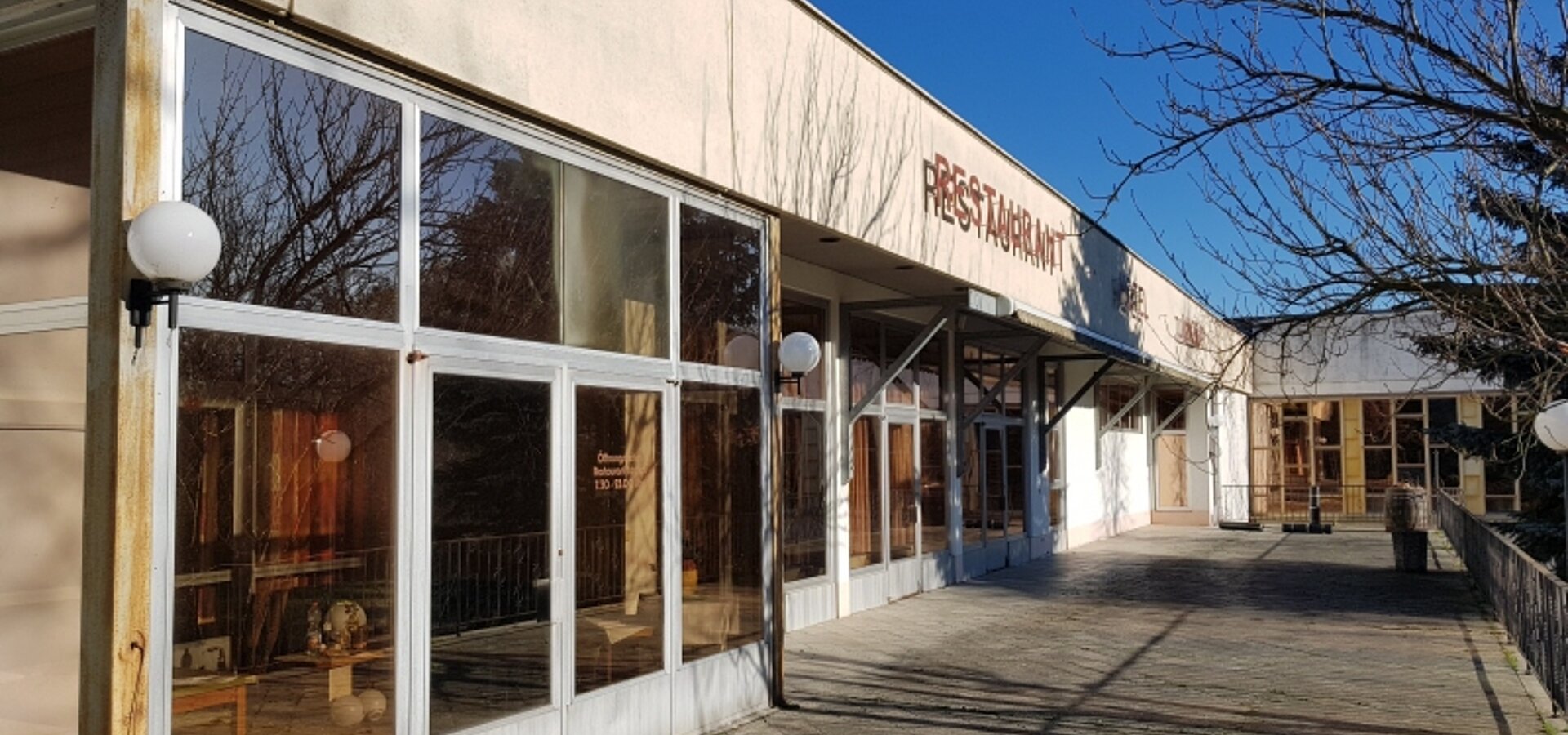 Außenzugang Restaurant