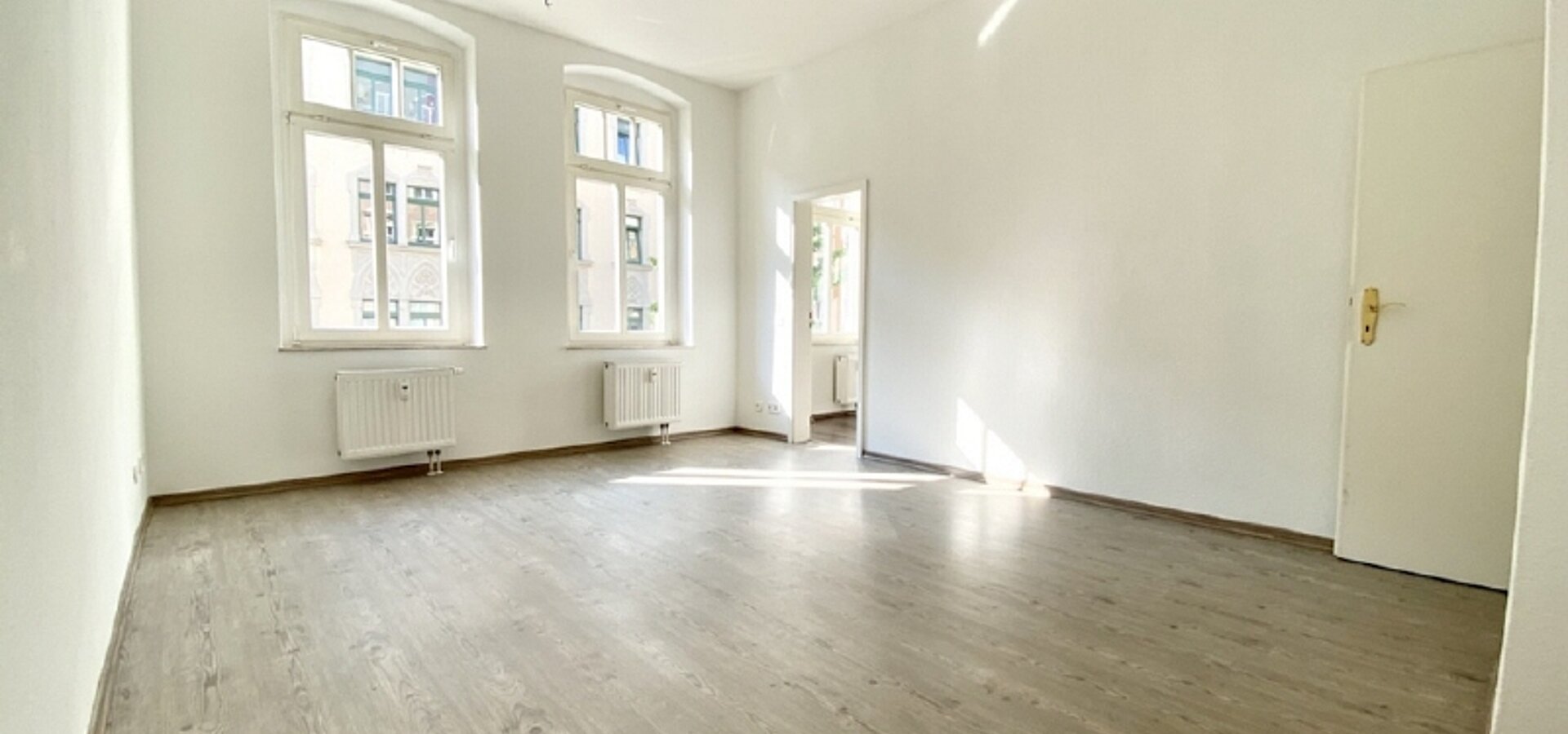 Wohnzimmer Blick zur Küche