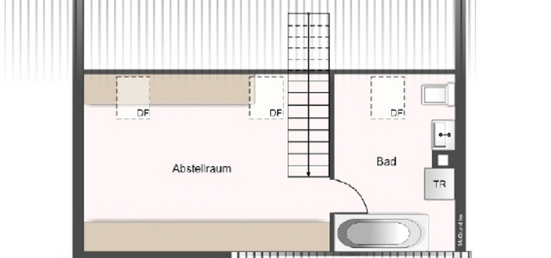 Grundriss Wohnebene 2