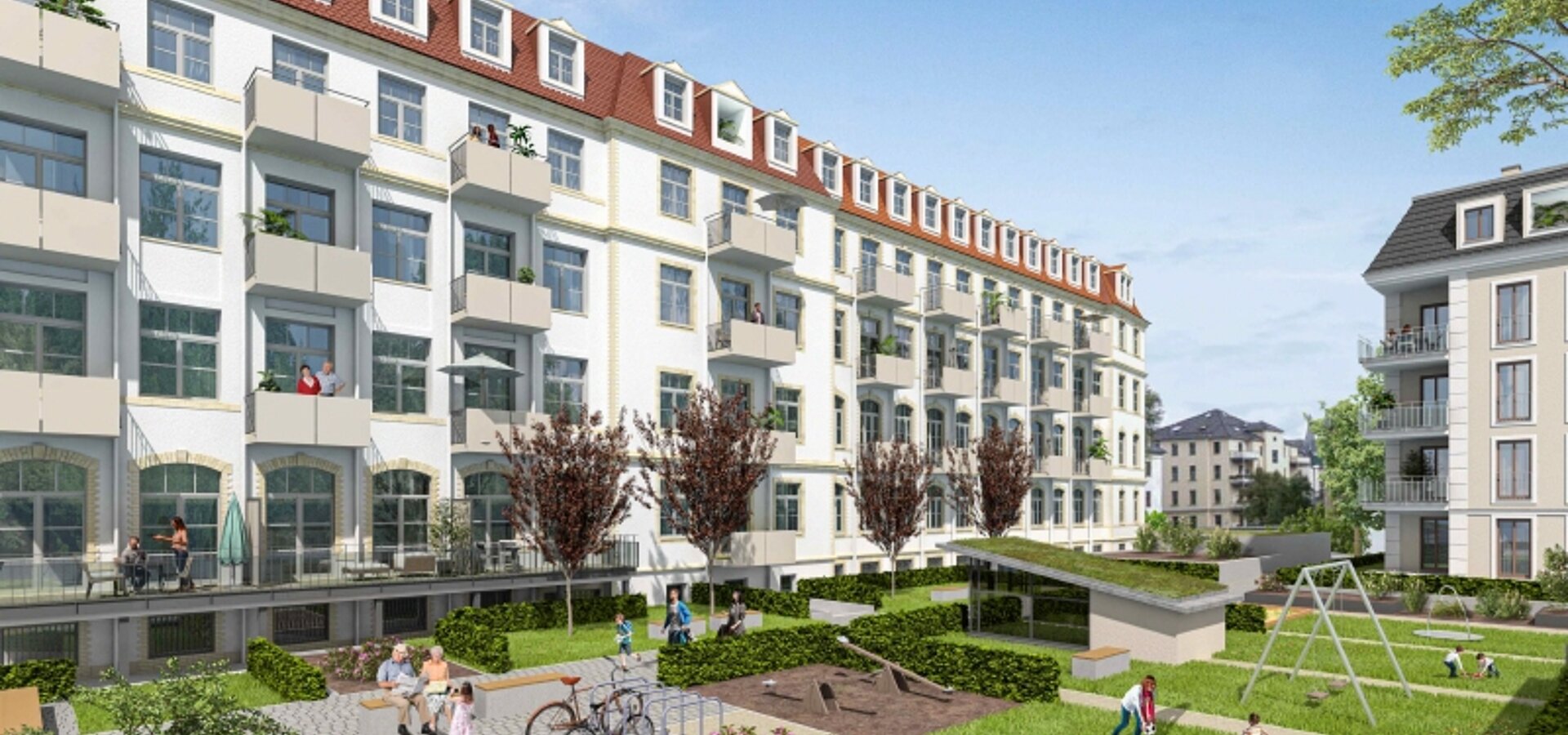 Visualisierung Innenhof