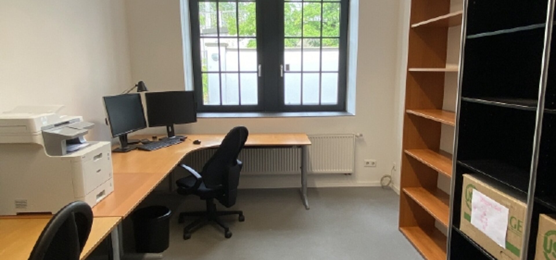 Beispielbüro im Erdgeschoss