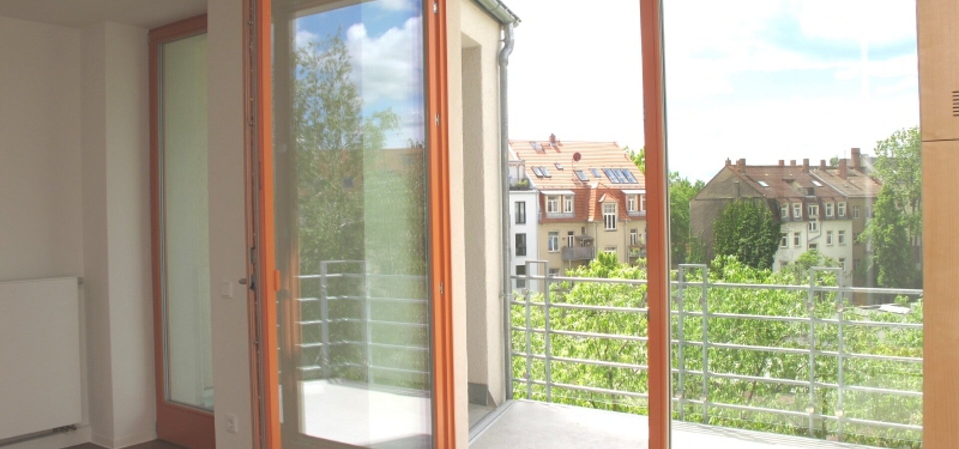 Austritt zum Balkon