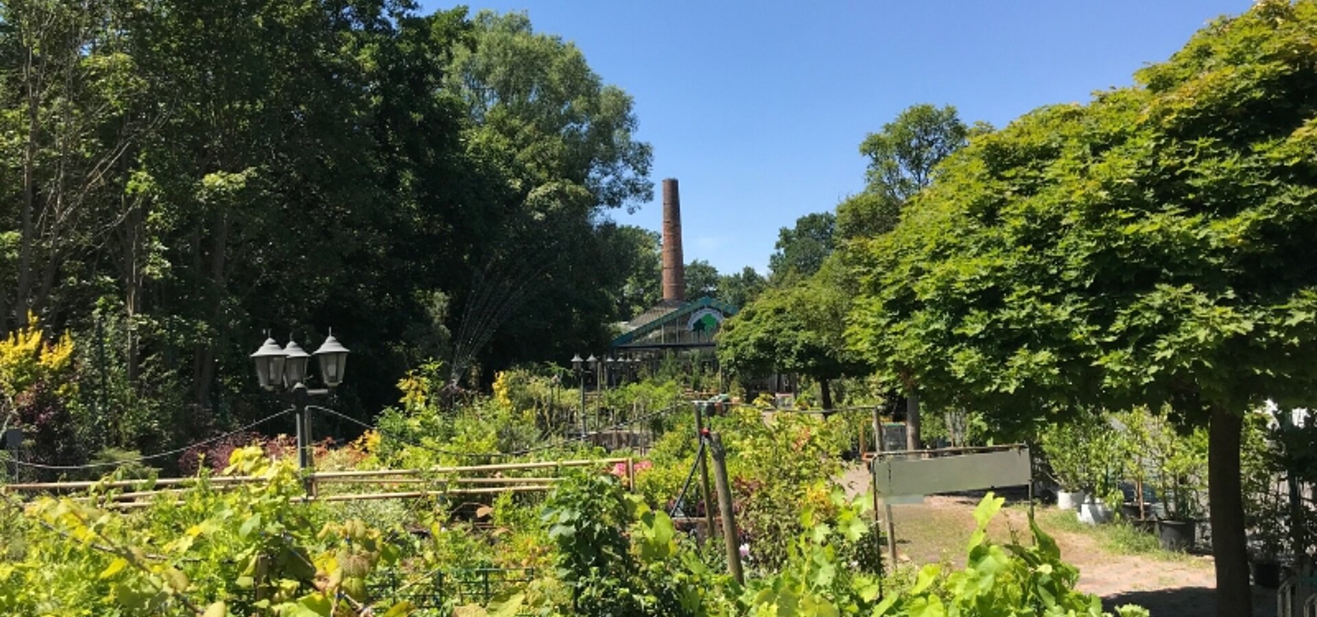 Verkaufsfreifläche, Blick nach Westen