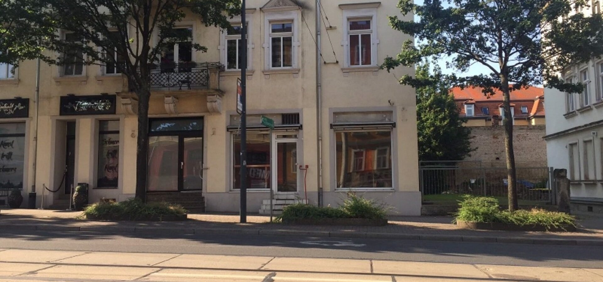 Blick von der Straße