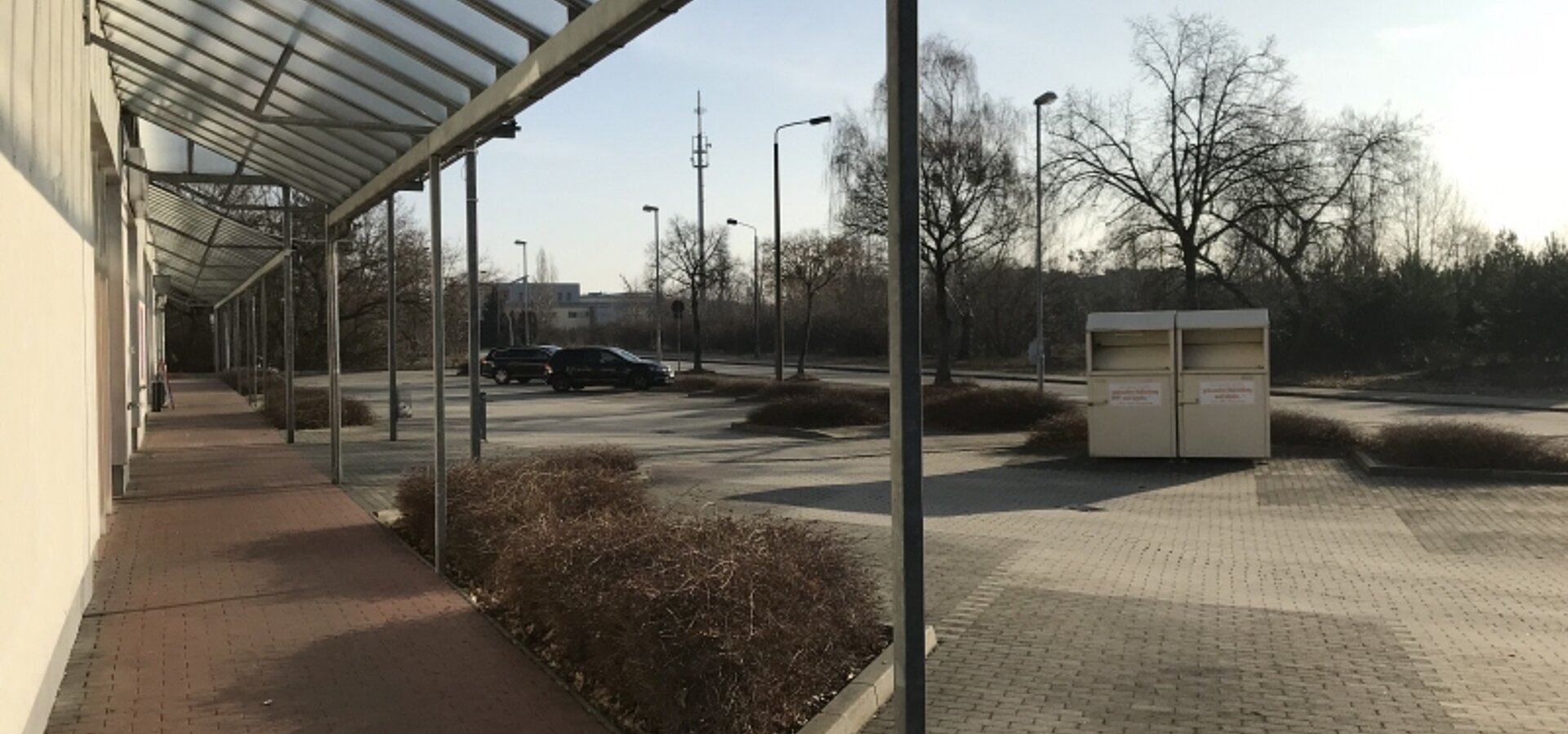 Parkplatz von Südost