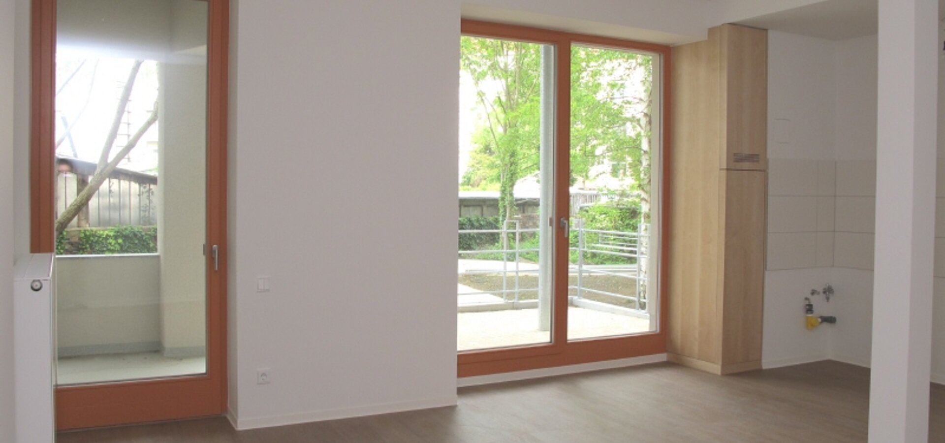 große Fensterfront