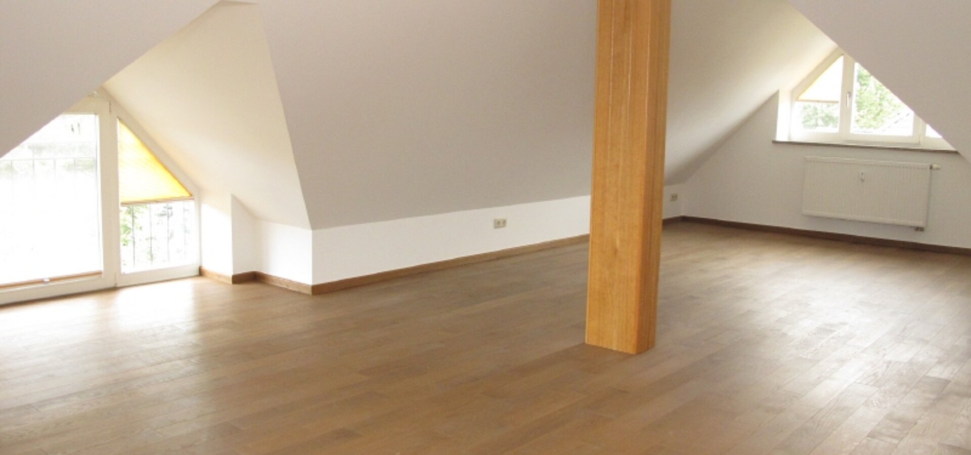 Schlafen - hier ist noch Platz für einen Arbeitsplatz