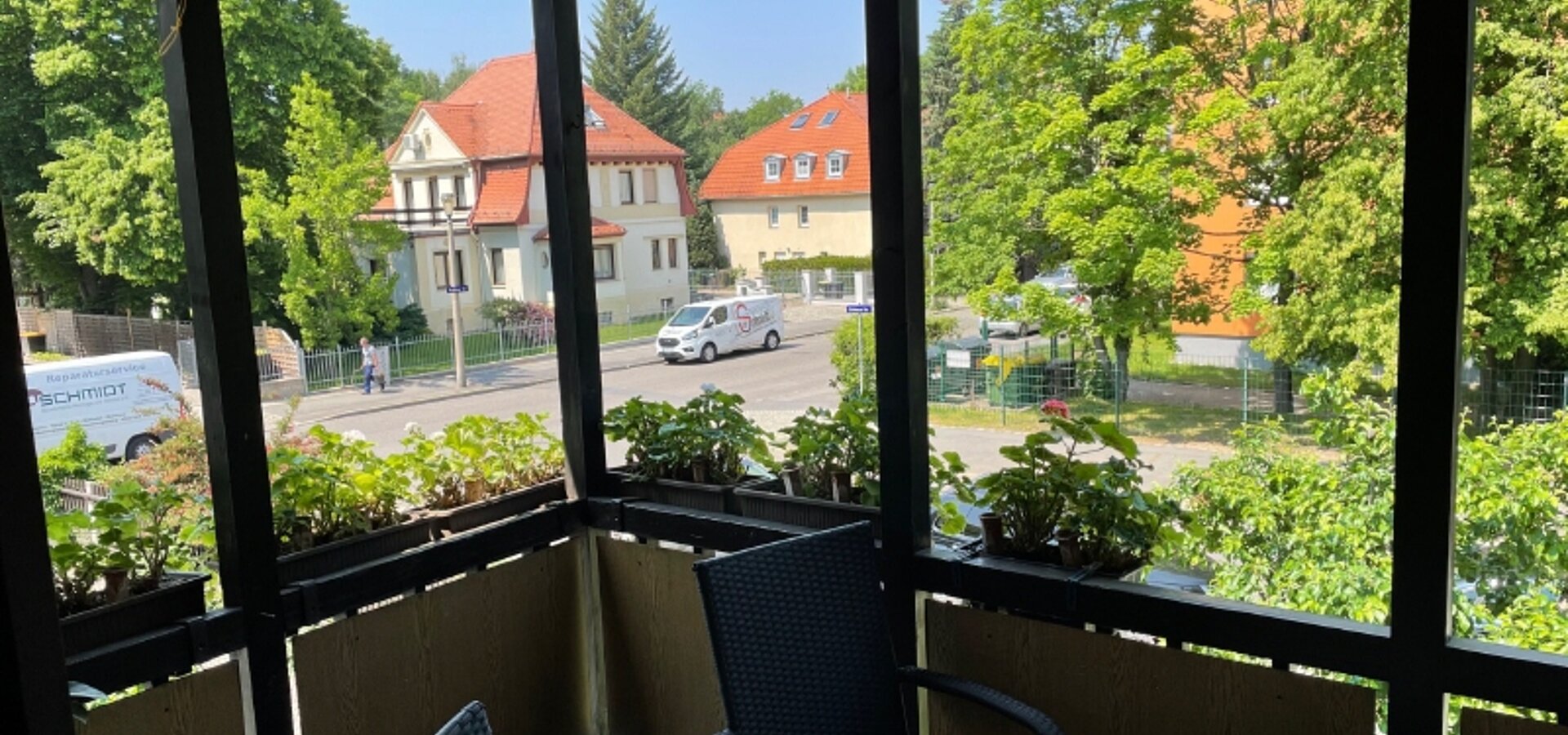 Blick von der Westveranda nach Nordwesten
