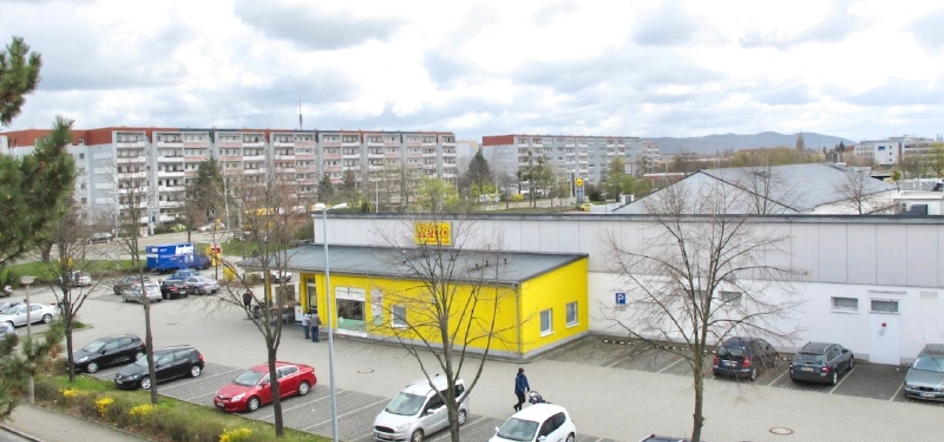 Blick vom Wohnzimmer