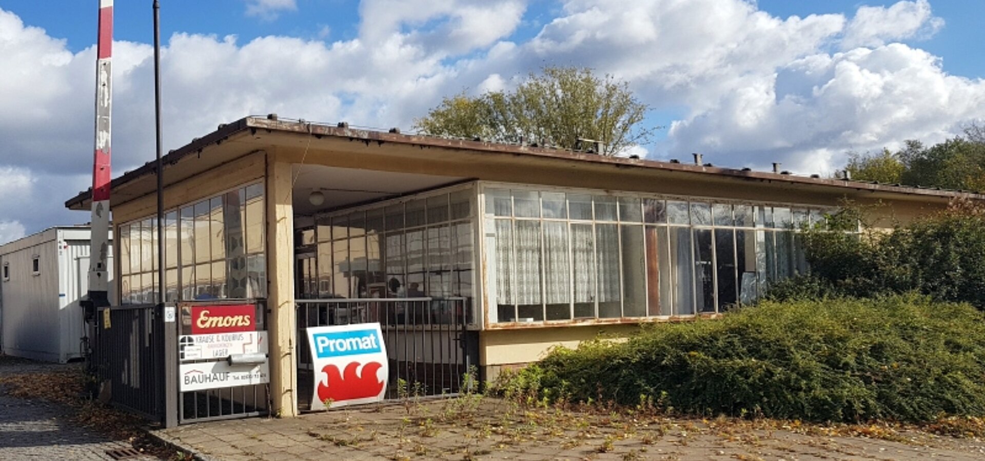 Vorderansicht Pförtnergebäude