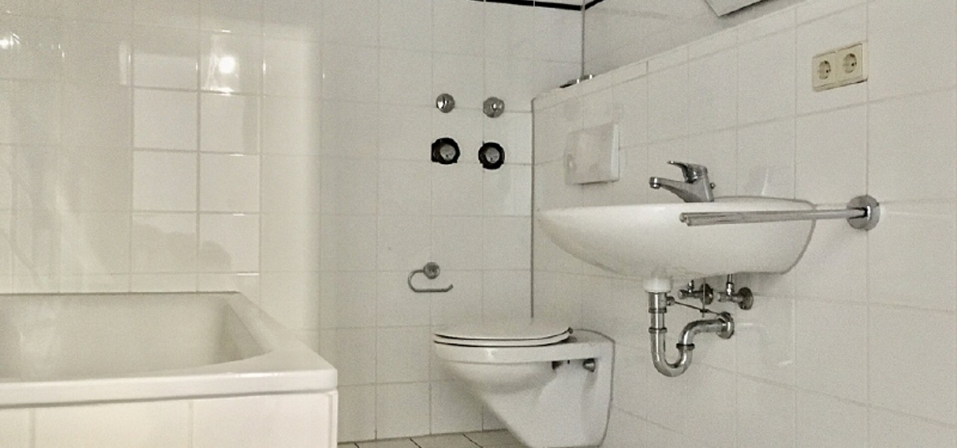 innenliegendes Bad mit Wanne